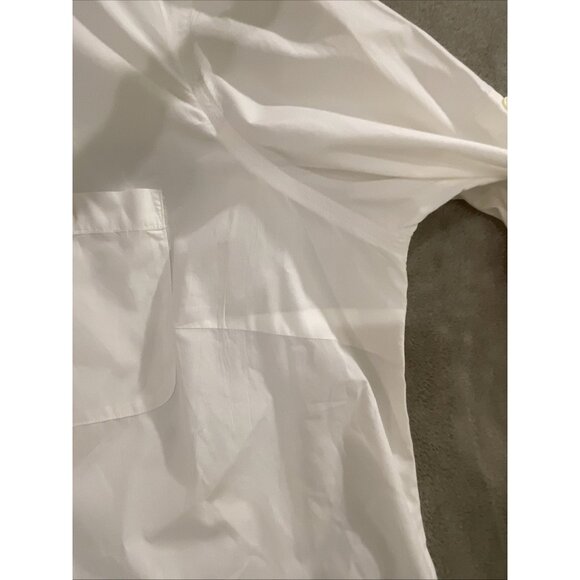 RLR Lauren Jeans Co Ralph Lauren   Button Up Conv. Long Sleeve Top Women  2X Wh - Picture 9 of 16